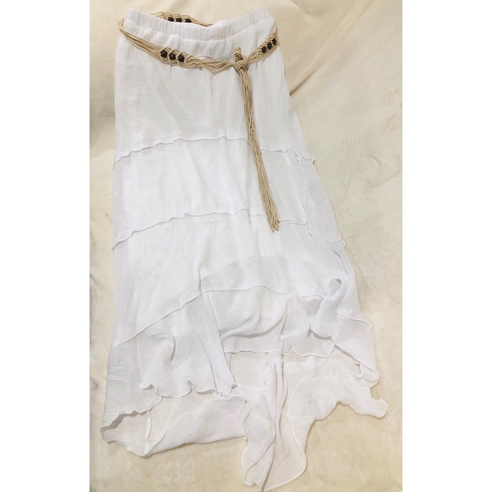 White Maxi Skirt